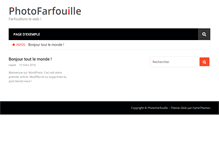 Tablet Screenshot of photofarfouille.com